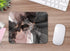 Small Mouse Pad, Rose Gold Marble Mouse Pads for Laptop, Personalized Portable Travel Mousepad for Wireless Mouse (Black Abstract Art)...
