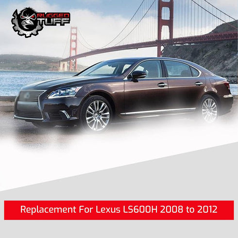 exactafit 8124L Driver Side Mirror Glass Replacement Repair Compatible With 2007-2012 Lexus LS460, 2008-2012 Lexus LS600H...