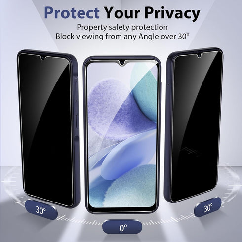 3 Pack Compatible With Samsung Galaxy A25 Screen Protector Privacy Samsung A25 Screen Protector Anti-Spy,Sensitive Touch,Anti-Scratch,Shock Resist...