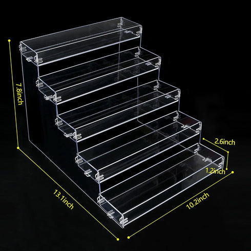 Spice Rack,No Tool Needed & No Pungent Acrylic Glue Self-derived Snap On Assembly Spice Shelf Pantry Kitchen Cabinet Organizer 10 in for Jars,Baki...