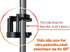 Electric Fence Posts Snap in Holding Post Insulators for Rod Diameter 0.32 inch (8mm), PK30...