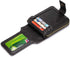 BAIGIO Genuine Leather Wallets for Men Multi Card Purse with Zipper Wallet Men RFID Blocking Coin Pocket (Black)...