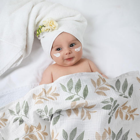 Muslin Receiving Blankets, Neutral Blanket Swaddling for Newborn Boys and Girls, 5 Pack Breathable and Skin-Friendly Swaddle Wrap for Infant Baby ...