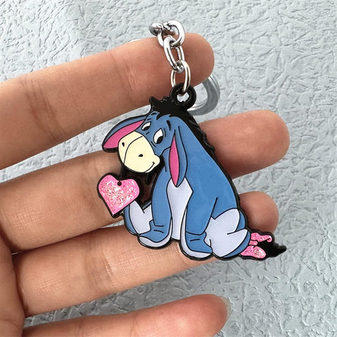 Piglet Tigger Eeyore Winni Pooh Keychain for Boys, Girls and Women(3)...