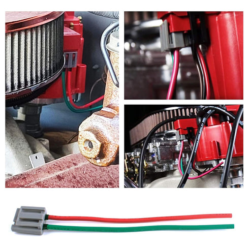 Xislet HEI Distributor Pigtail Wire Harness Tachometer Pigtails 12v Power & Tach Connector Plug Compatible with RV Chevy GM HEI 170072...