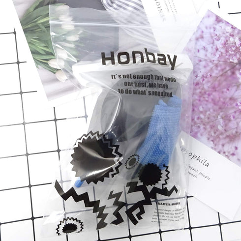 Honbay 3-in-1 Camera Cleaning Kit: Air Blower, Cloth, Pen - Black Silicone for Optics...