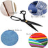 Fabric Scissors Sewing Black - 10 Inch Scissors Heavy Duty Professional Industrial Strength High Carbon Steel Shears Leather Paper Sewing Craft Ho...