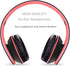 Kids Headphones for Boys Girls Adults with Microphone Volume Control Removable Audio Cable Black/Red...