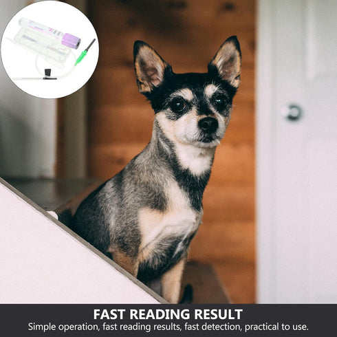 Dog Pregnancy Kit 1 Set Pet Dog Pregnancy Test Paper Fast and Accurate Detection Early Pregnancy Test Kit for Dog Cat Disposable Pet Clinic Equipm...