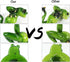 Frog Figurines Statue Cute Creative Funny Green Frog Sculpture for Home Desk Bathroom Decoration YX6082E...