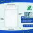 10 Pcs Clear Plastic Heavy Duty Vertical Name Badge ID Card Holders with Waterproof Resealable Zip, Plastic Name Tag Holder...