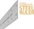 Stainless Steel Center Finding Ruler. Ideal for Woodworking, Metal Work, Construction and Around The Home (12" Ruler)...