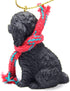 Conversation Concepts Cockapoo Tiny Miniature One Christmas Ornament - Delightful! (Black)...