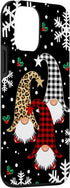 iPhone 12 mini Gnomes Buffalo Plaid Leopard Christmas Tree Santa Xmas Case...