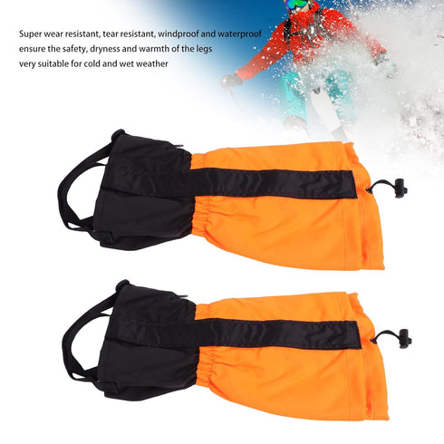 Children's Leg Covers, ANGGREK Adjustable Waterproof Children's Leg Covers Windproof Sand Prevention Children's Outdoor Leg Covers Kids Leg Boot G...