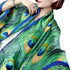 X&F Women's Fashion Peacock Feather Prints Long Scarf Summer Wrap Shawls...