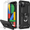 LUMARKE for Google Pixel 4 Case with Screen Protector,Pass 16ft. Drop Tested Military Grade Protective Phone Cover with Magnetic Ring Kickstand Co...