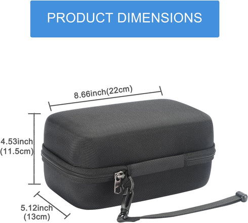 RAIACE Hard Travel Storage Case Compatible with Anker 27,650mAh 250W PowerBank + Anker 100W Charging Base. (case only) - Black...
