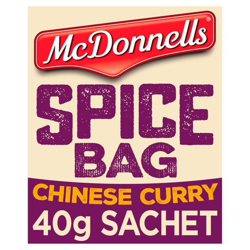 2 sachets of McDonnells Spice Bag Chinese Curry Flavour Seasoning Mix 40g each...