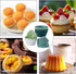 Silicone Baking Cups Round 12 Pack 2.75 inches Cups, Reusable Cupcake Muffin Liners BPA Free, Non-stick Cake Cup Mold Set 4 Colors by Mikim...