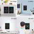 2 pack LCD magnet whiteboard for fridge 10 inch small magnetic board,Reusable reminder board,one-click cleanup,wipe-free,for Kids, Students, Fridg...