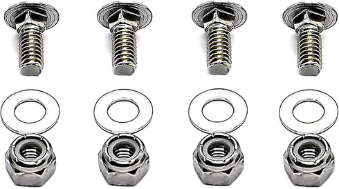 4-Pack 784-5581A (5/16-18) 5/8" Carriage Bolts Nuts kit fits MTD Shave Plate Scraper Bar 790-00120-0637 Snow blowers...