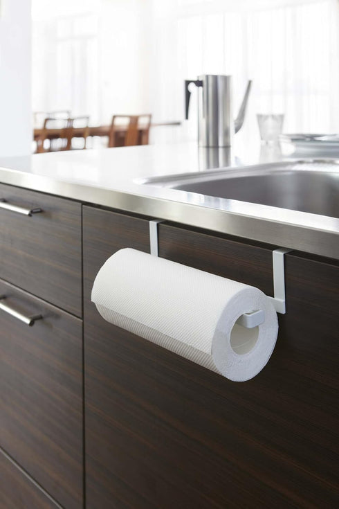 Yamazaki Industries 7513 Kitchen Paper & Towel Hanger Tower, White...
