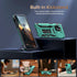 MERRO for iPhone 13 Case with Screen Protector,Sliding Camera Cover,Military-Grade Cover with Magnetic Stand Phone Case 6.1" Turquoise......