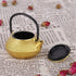 Japanese Cast Iron Teapot, Cast Iron Teapot Gold, Japanese Tetsubin Tea Kettle, 50ml Mini Teapot Kettle, Traditional Japanese Teapot with Handle...