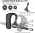 Bluetooth Headset V5.0, Wireless Bluetooth Earpiece 24Hrs HD Calling,CVC8.0 Dual Mic Noise Cancelling, Hands-Free Bluetooth Earphone for Driving/B...