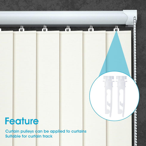 12PCS Vertical Blinds Replacement Parts Vertical Blind Stem Replacement for Vanes Carrier of 3-1/2" Or 5" Vertical Blinds Components Used for Iron...