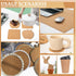 BENECREAT 10 Pack 12x12 Inch Cork Board 1mm Thick Cork Board Tiles Square Cork Tiles Coaster Cork Sheets Tiles for Bulletin Boards, Wall Decoratio...