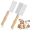 2 Pcs Dog Metal Combs Cat Wooden Handle Grooming Comb Stainless Steel Cat Comb Double Side Metal Comb for Dogs Pet Dog Grooming Brush Pet Hair Bru...