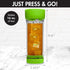 Primula Press and Go Iced Tea Maker, Travel Tumbler, Infuser Bottle, Leak-proof Flip-top Lid with Carry Loop, Dishwasher Safe, Made without BPA, 1...