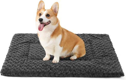 NOYAL Dog Bed Mat Soft Washable Dog Crate Pad Non-Slip Bottom High Resilience...