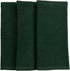 Dark Green Kitchen Hand Dish Towels: 100% Cotton Cloth Soft Cleaning Drying Absorbent Ribbed Terry Loop, Set of 3 Multipurpose for Everyday Use Ov...