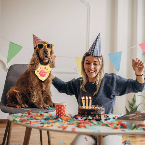 Blank Dog Bandanas Large-1PCS, DIY Solid White Triangle Scarf Premium Cotton Handkerchief or Bib, Personalized design Birthday/Party Fun Idea Gift...