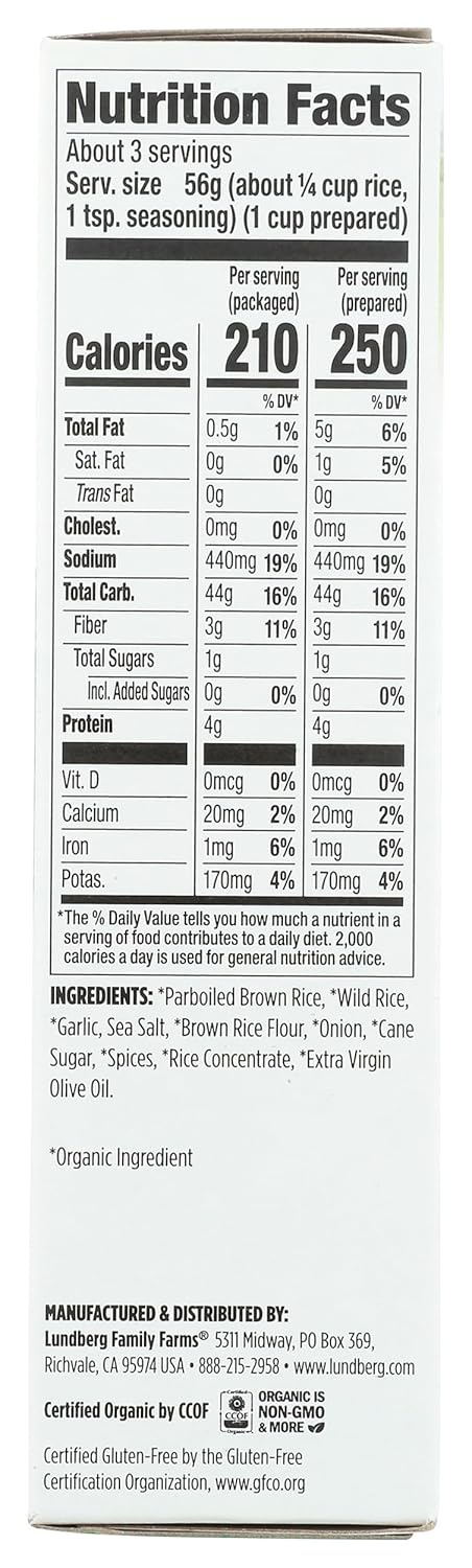 LUNDBERG MIX RICE WG & WLD RICE GR 6 OZ...