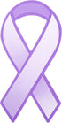 Fundraising For A Cause Large Paper Purple Ribbon Cutouts – Awareness Paper Ribbon Decorations - Donation to Support Alzheimer’s, Domestic Abuse, ...