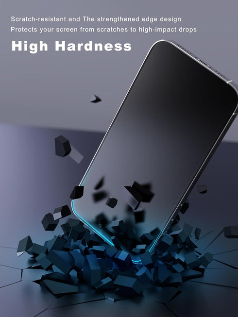 2 Pack Matte Screen Protector for iPhone 14 Pro Max 6.7 Inch, Anti-Fingerprint & Anti Blue Light Screen Protector Tempered Glass Easy Installation...