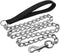 Beirui Premium 4 Foot Chain Heavy Duty Dog Leash - Soft Padded Handle Lead - Perfect Basic Leashes for Large & Medium Size Pets Walking,Traffic Tr...