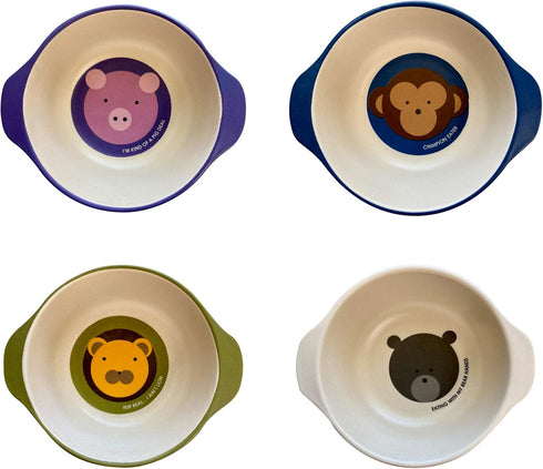 Red Rover 20049 Bamboo Animal Bowls, Set of 4, Medium...