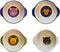 Red Rover 20049 Bamboo Animal Bowls, Set of 4, Medium...