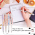 24 Pcs Cute Cow Pens Retractable Gel Pens Kawaii Bear Pens for Aesthetic Office and School Supplies...
