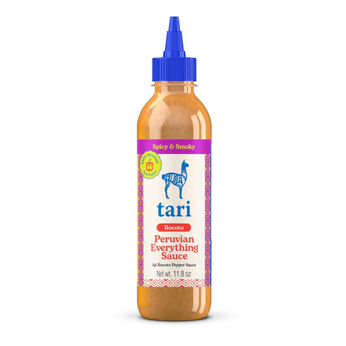 Tari Peruvian Red Pepper Hot Sauce, Aji Rocoto Everything Sauce, Made with Spicy & Smoky Red Peppers, Perfect for Burgers, Tacos, Eggs (11.8 oz)...