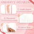 6 Pcs Clear Makeup Bag Clear Toiletry Bags PVC Waterproof Portable Makeup Travel Bag Transparent Cosmetic Bag with Zipper for Women Men Airport Tr...