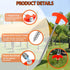 4 Pack 8" Screw in Tent Stakes Heavy Duty Ground Anchors, Tent Pegs Metal Tent Spikes Camping Tent Stakes with Hex Head Driver & Nail Extractor fo...