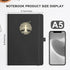 AHGXG Lined Journal Notebook for Women Men, A5 Hardcover Leather Journals for Writing, 192 Numbered Pages Daily Journal, College Ruled Notebook fo...