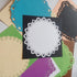 MIAO JIN Large Craft Corner Punch Square Edge frame pattern Scrapbook Supplies Craft Punch Photo Cutter Card Making Supplies (Shell Color Random)...