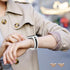 Silicone Band for Apple Watch Band 38mm 40mm 41mm Rosegold with 2 Pairs of Bee Charms Decor, Designer Sport Strap for Silver iwatch Bands Series 9...